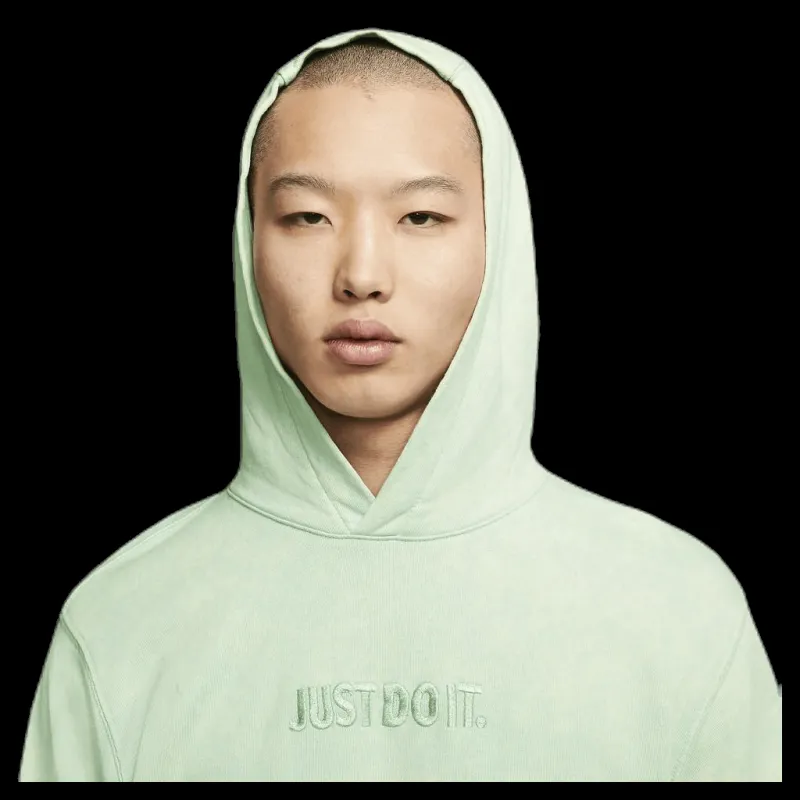 Nike Nsw Jdi Hoodie Po Ft Wash Green Grön Clearance