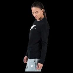 Nike Nsw Ls Sweater White/Black Svart Hot