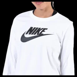Nike Nsw Ls T-Shirt White/Black Vit