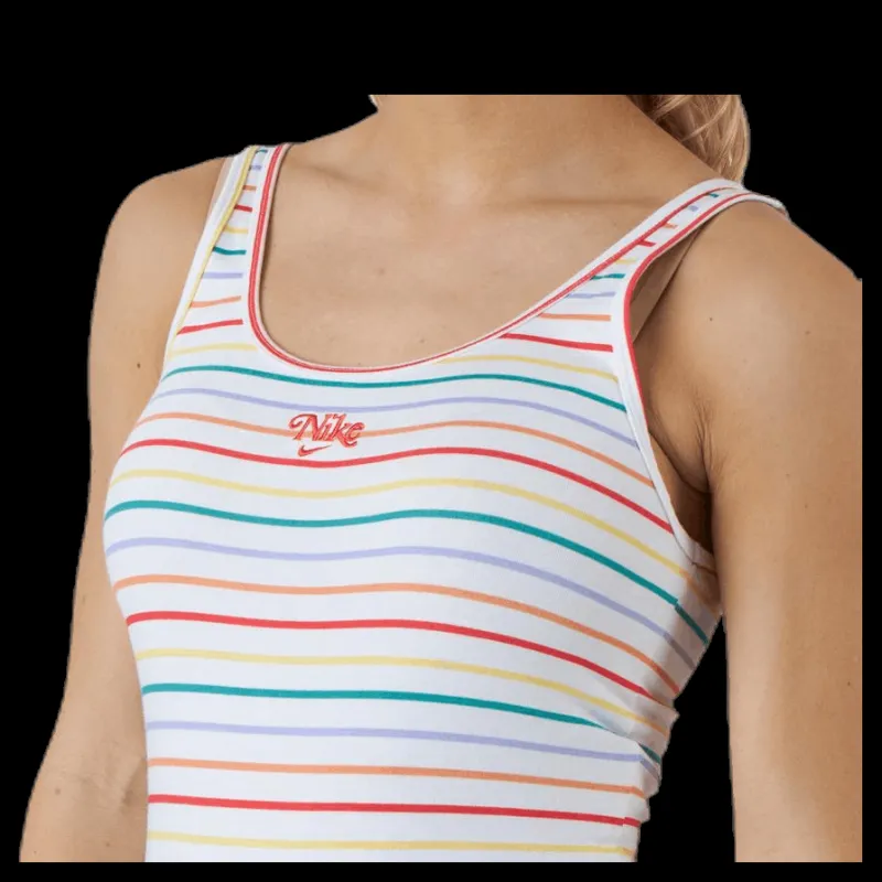 Hot Nike Nsw Retro Fem Bdsuit Aop 2 Red Flerfärgad