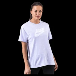 New Nike Nsw Ss Rebel Top Purple Blå
