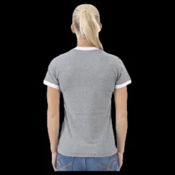 Clearance Nike NSW SS Top Ringer White/Grey Vit och Grå