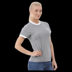 Clearance Nike NSW SS Top Ringer White/Grey Vit och Grå