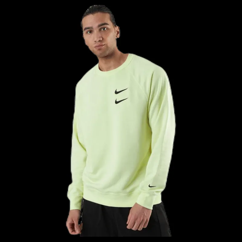 Nike Nsw Swoosh Crew Ft Green Grön Discount
