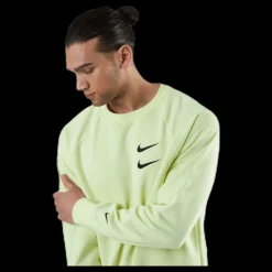 Nike Nsw Swoosh Crew Ft Green Grön Discount