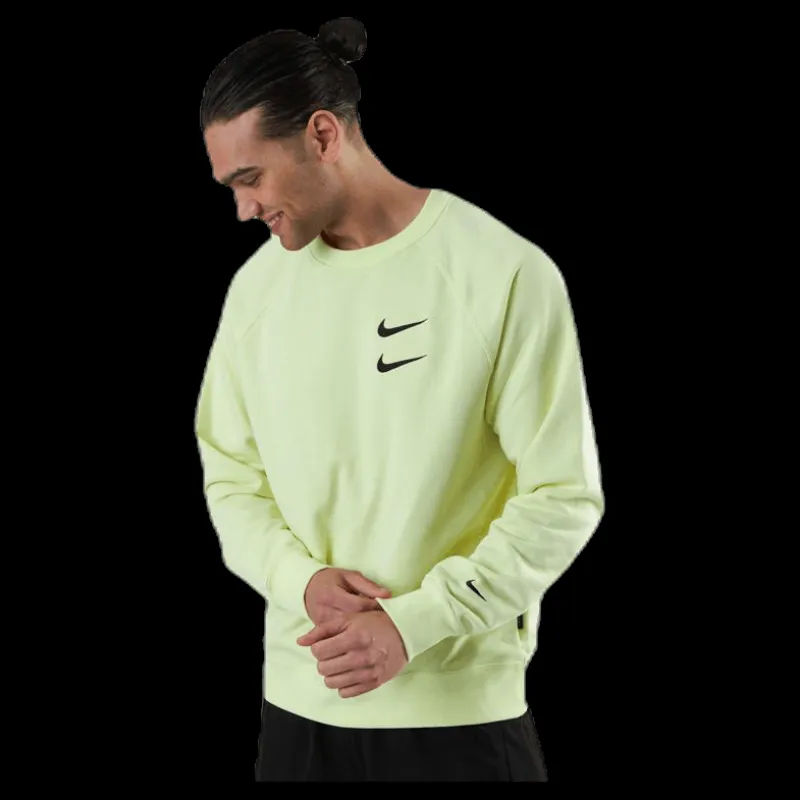 Nike Nsw Swoosh Crew Ft Green Grön Discount
