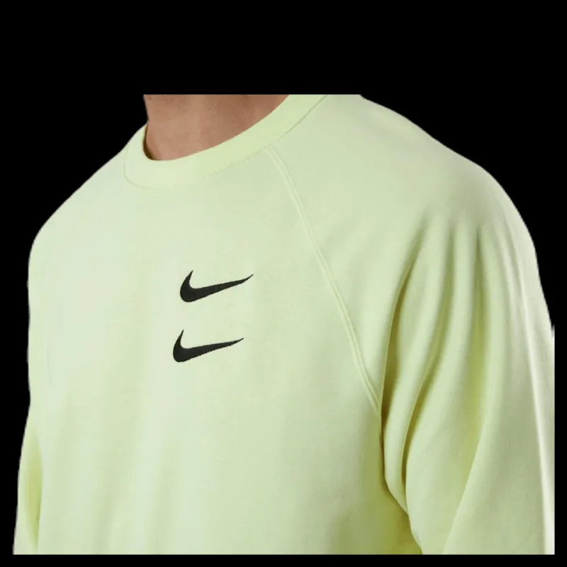 Nike Nsw Swoosh Crew Ft Green Grön Discount