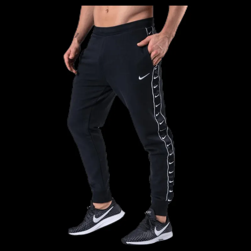 Nike Nsw Swoosh Flc Pant Ft White/Black Svart