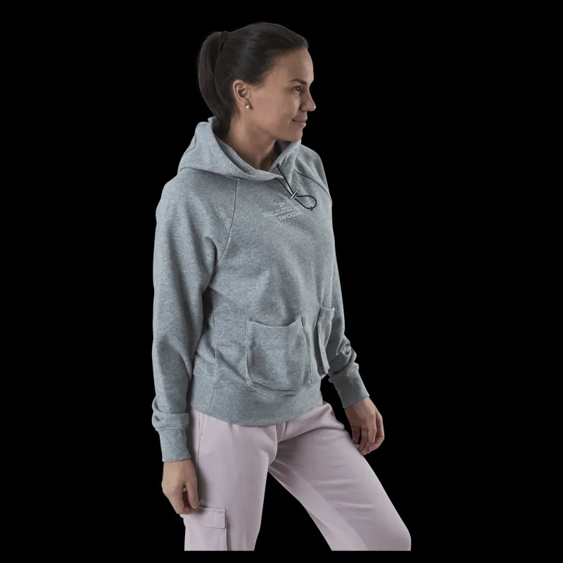 Nike Nsw Swoosh Hoodie Ft Grey Grå Best