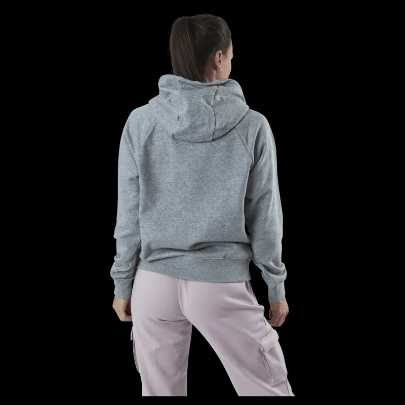 Nike Nsw Swoosh Hoodie Ft Grey Grå Best