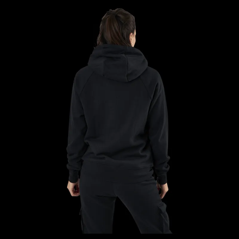 Nike Nsw Swoosh Hoodie Ft White/Black Svart Discount