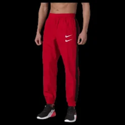 Discount Nike Nsw Swoosh Pant White/Black/Red Röd