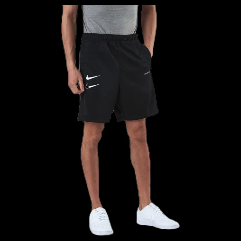 Nike Nsw Swoosh Short Pk White/Black Svart Online