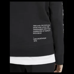 Nike NSW Swoosh Zip Hoodie Junior Black/Grey Svart