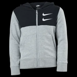 Sale Nike NSW Swoosh Zip Hoodie Junior Grey Grå