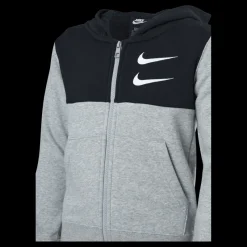 Sale Nike NSW Swoosh Zip Hoodie Junior Grey Grå