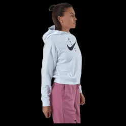 Outlet Nike Nsw Swsh Hoodie Flc Bb White/Black Vit