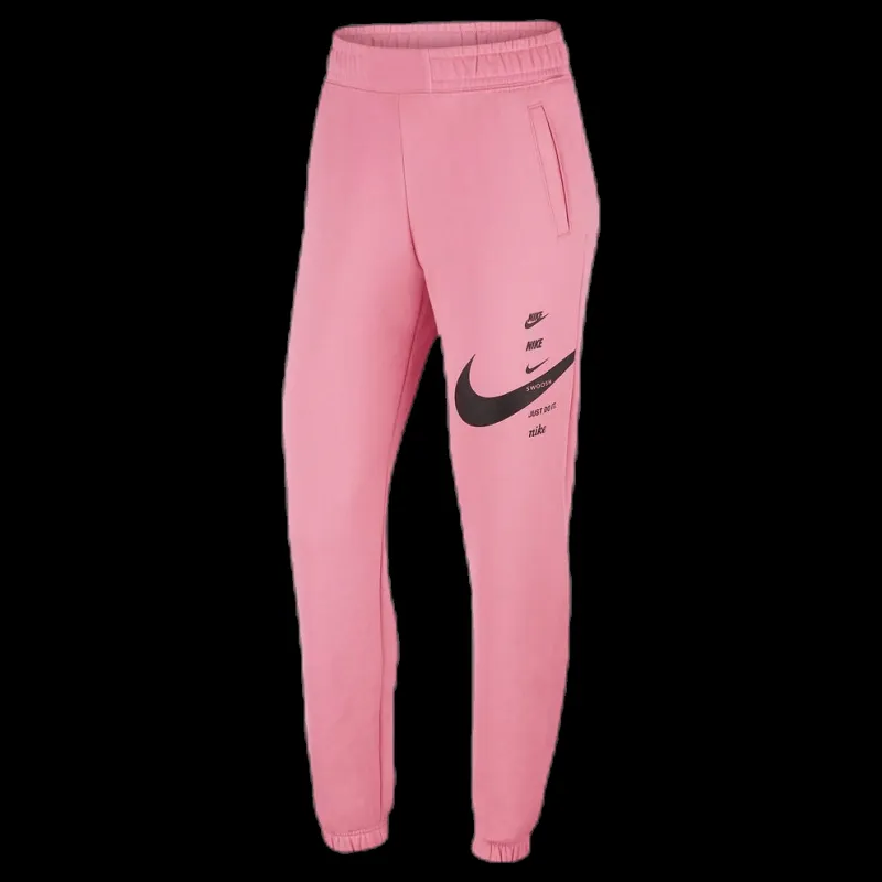 Nike Nsw Swsh Pant Flc Bb Pink/Black Rosa
