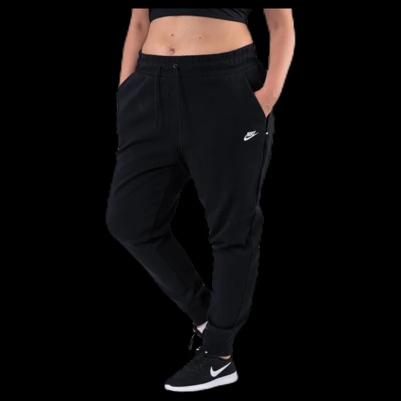Nike Nsw Tch Flc Pant Plus White/Black Svart