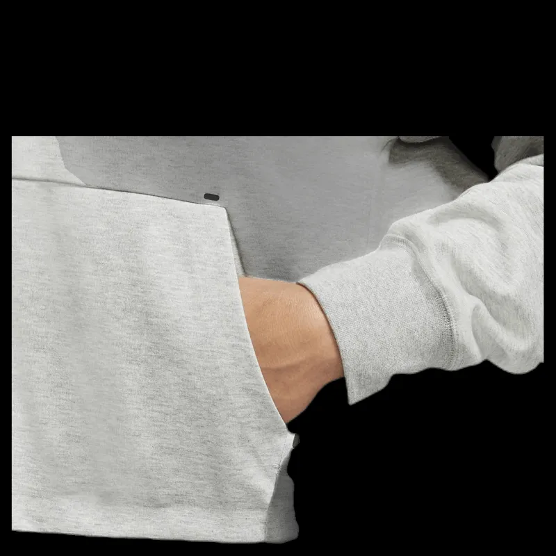 Nike Nsw tch flc wr hoody fz plus Grey Grå New