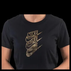 Clearance Nike NSW Tee STMT Shine Black Svart