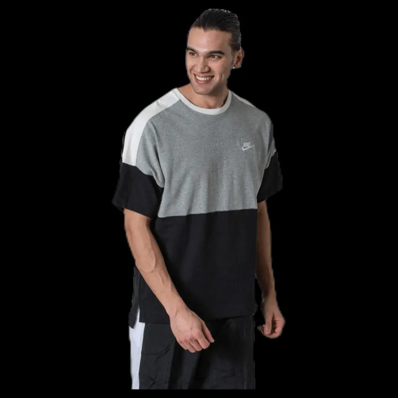 New Nike Nsw Top CB White/Black Grå