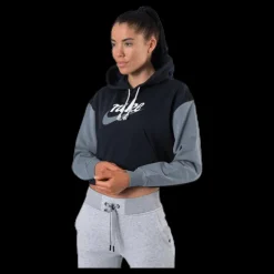 Nike Nsw Varsity Hoodie Black Svart Discount