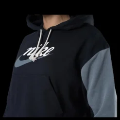 Nike Nsw Varsity Hoodie Black Svart Discount
