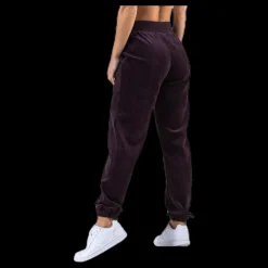 Hot Nike NSW Velour Pant Purple Svart