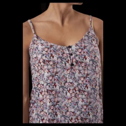 Pieces Nya Slip Top White Vit