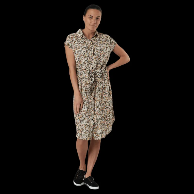 Pieces Nya Ss Shirt Dress Black Svart Best