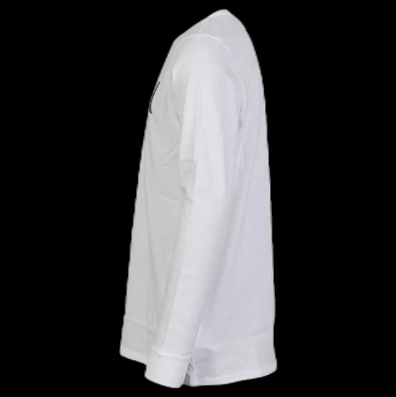 New Hurley OAO Push Through LS Junior White Vit