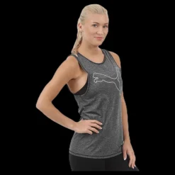 Puma Oceanaire Logo Tank Black Grå Sale