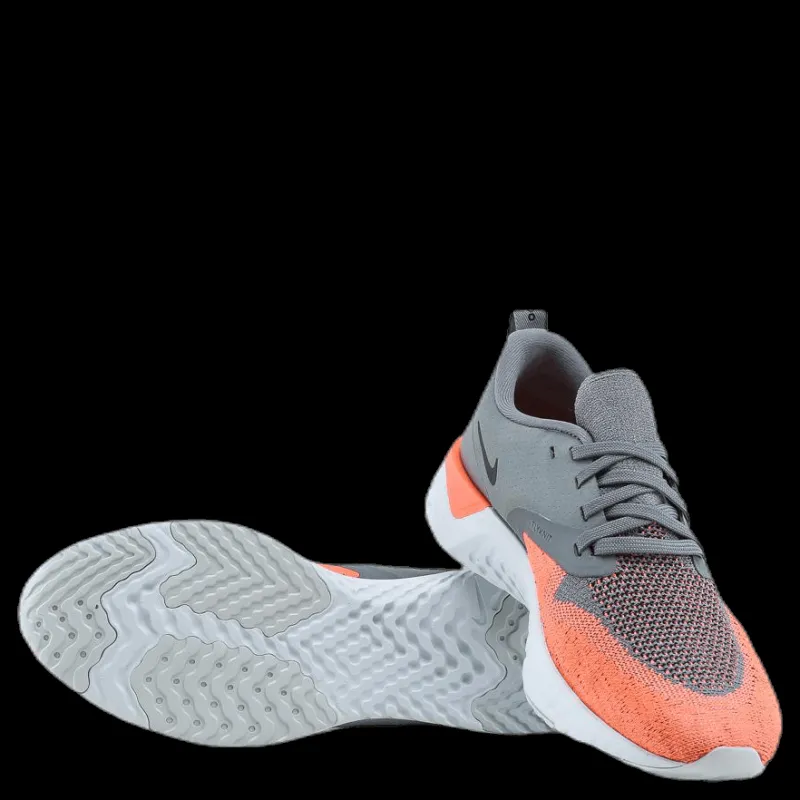 Outlet Nike Odyssey React 2 Flyknit Orange/Grey Flerfärgad