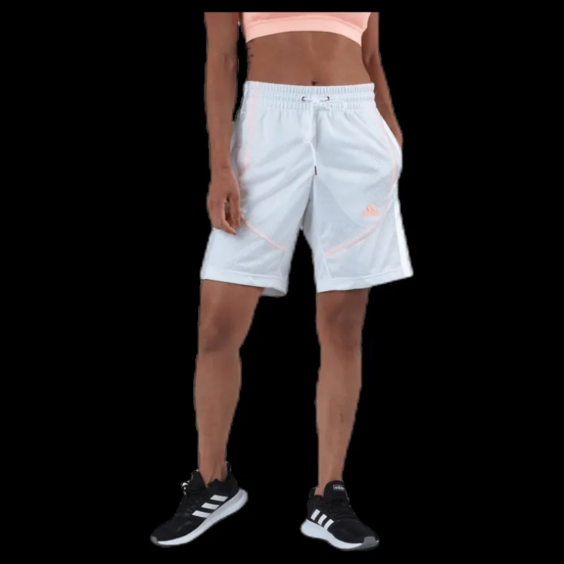 adidas Ol Short Heat Rdy White Blå Clearance