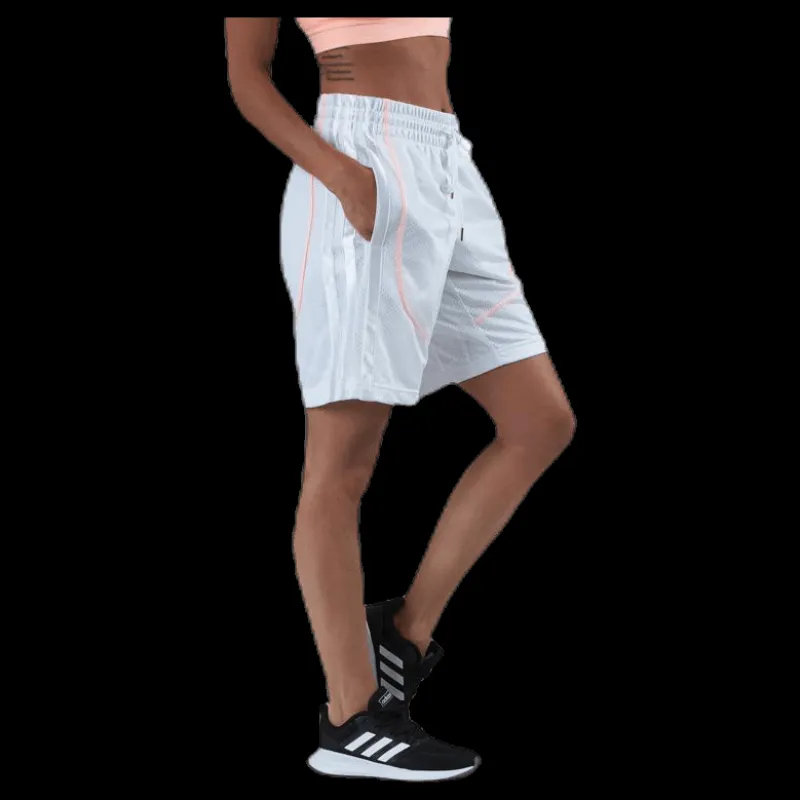 adidas Ol Short Heat Rdy White Blå Clearance