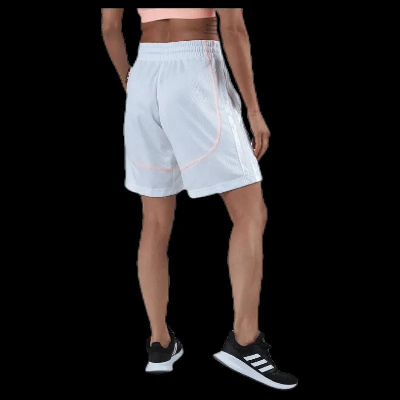 adidas Ol Short Heat Rdy White Blå Clearance