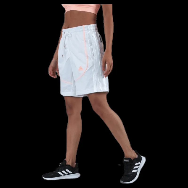 adidas Ol Short Heat Rdy White Blå Clearance
