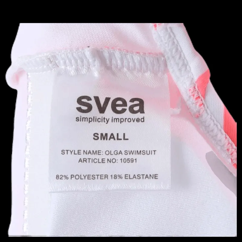 Discount Svea Olga Swimsuit Pink/White Rosa och Vit