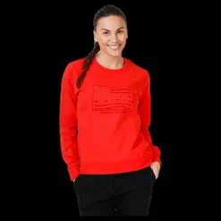 Svea Olivia Crew Red Röd New