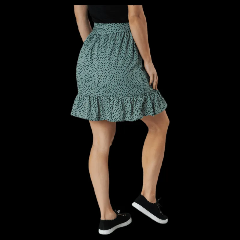 Only Olivia Wrap Skirt Wvn Green Grön