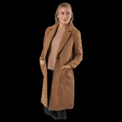 Online Only Olivia-Astrid Wool Coat Otw Brown