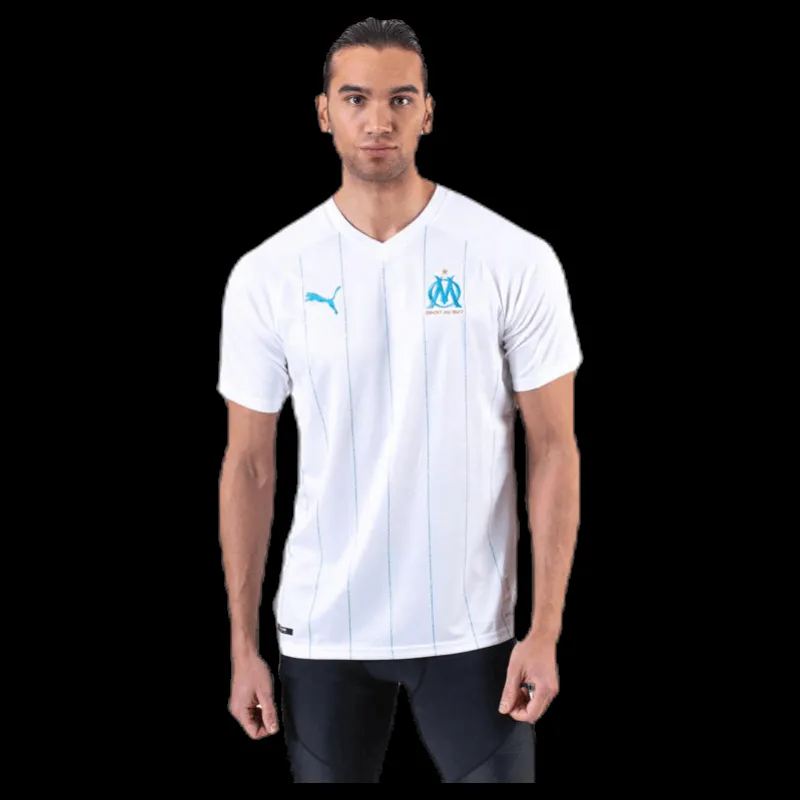 Puma Om Home Shirt Replica SS Blue/White Vit Discount