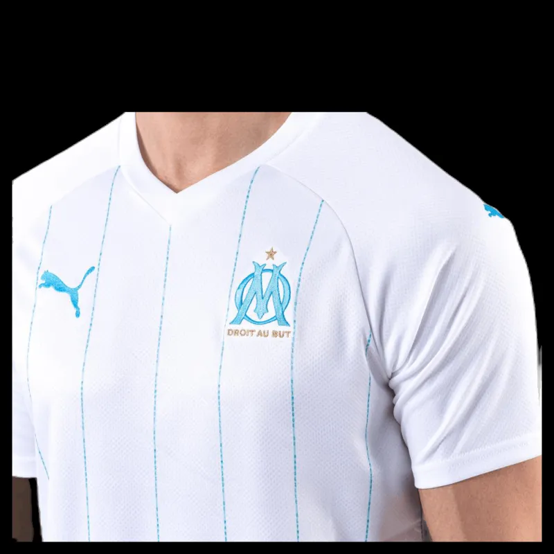 Puma Om Home Shirt Replica SS Blue/White Vit Discount