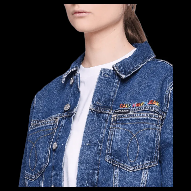 Calvin Klein Omega Embroidered Trucker Gray Hot