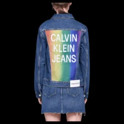 Calvin Klein Omega Embroidered Trucker Gray Hot