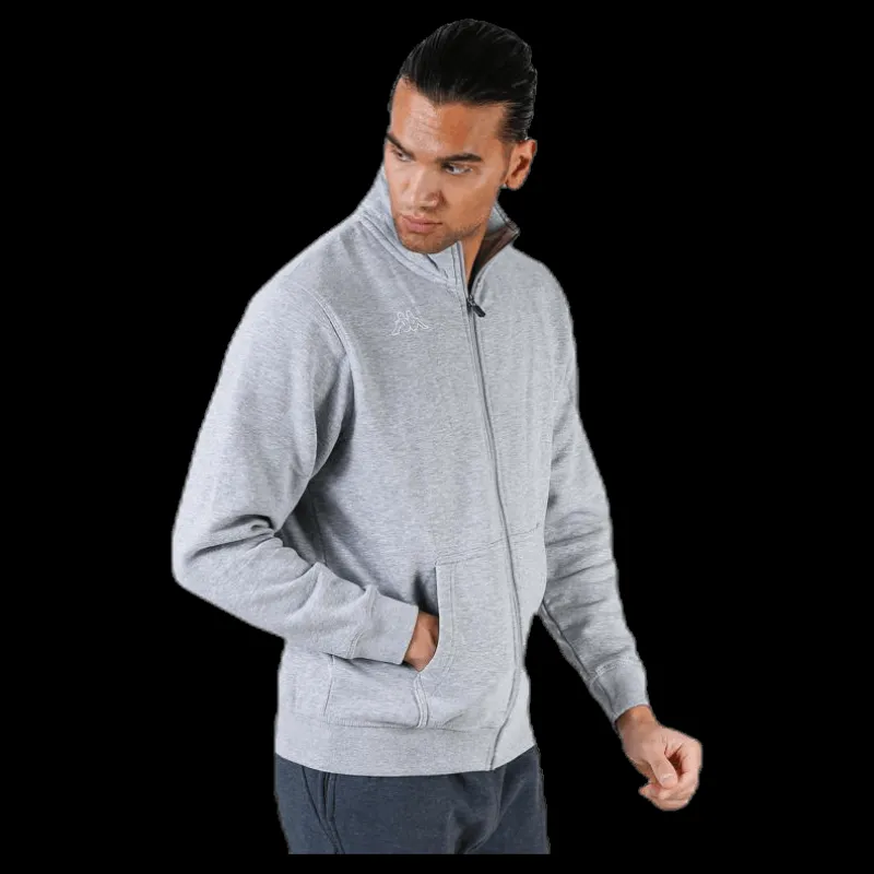 Best Kappa Omini Sweat Jacket Grey Grå