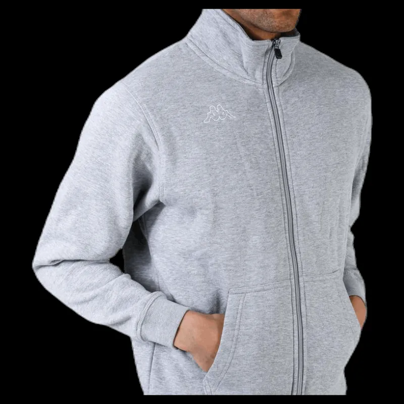 Best Kappa Omini Sweat Jacket Grey Grå