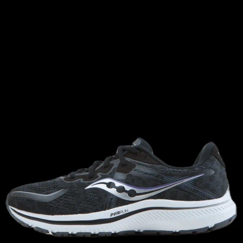 Saucony Omni 20 Wide Black/white Svart