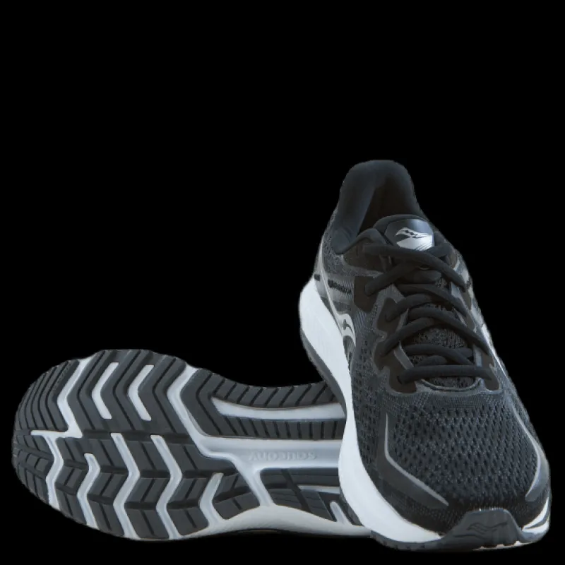 Saucony Omni 20 Wide Black/white Svart
